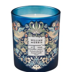 William Morris At Home Gifts & Sets Strawberry Thief Red Berry & Patchouli Scented Candle 180g New