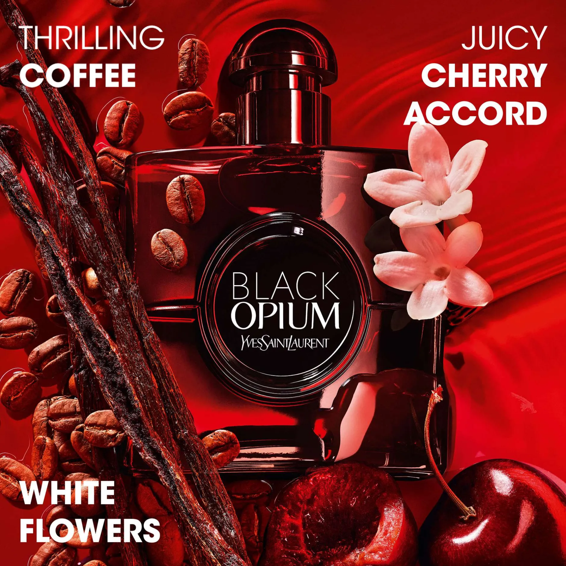 Yves Saint Laurent Black Opium Over Red Eau de Parfum Spray 90ml New