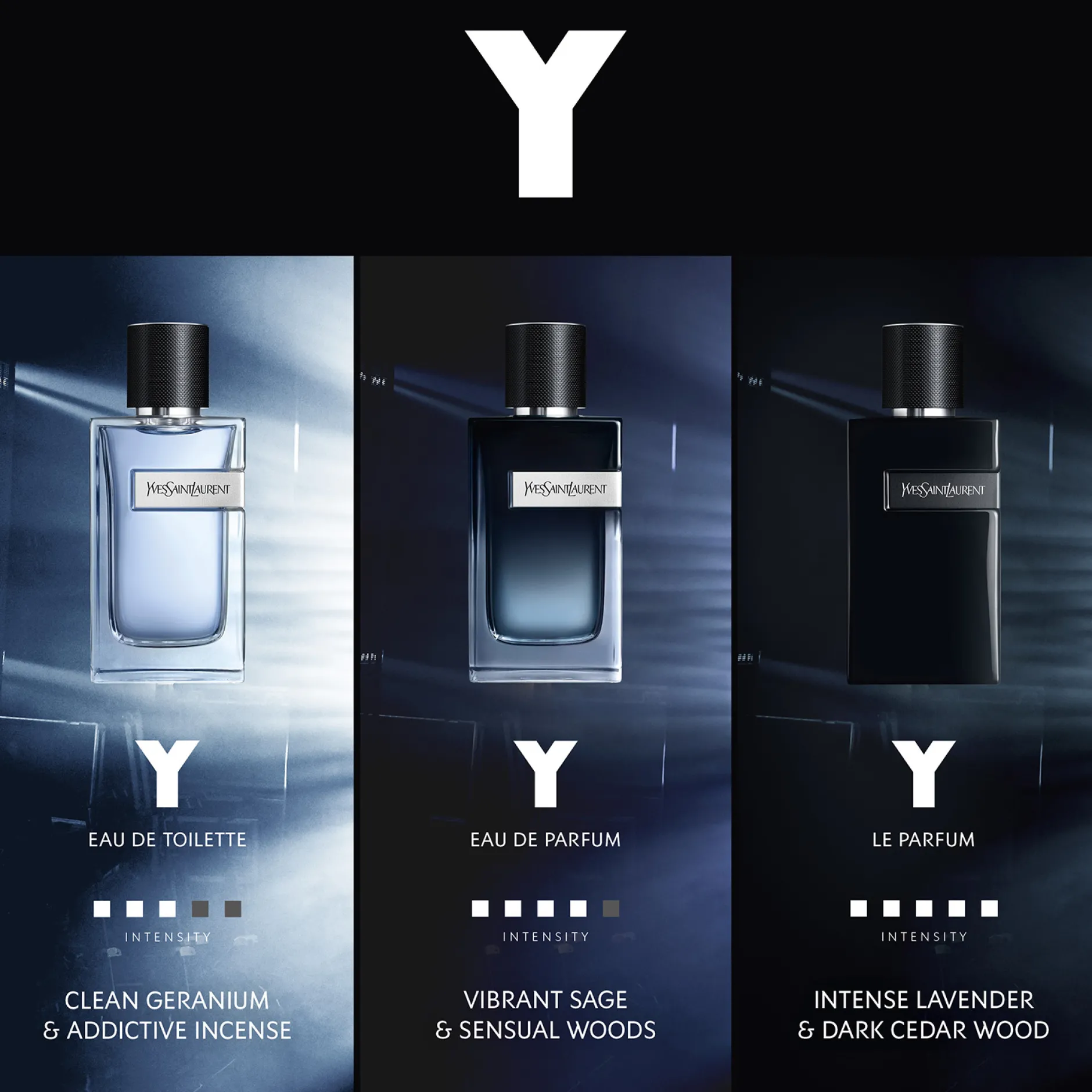 Yves Saint Laurent Y For Men Eau de Toilette Spray 100ml Outlet